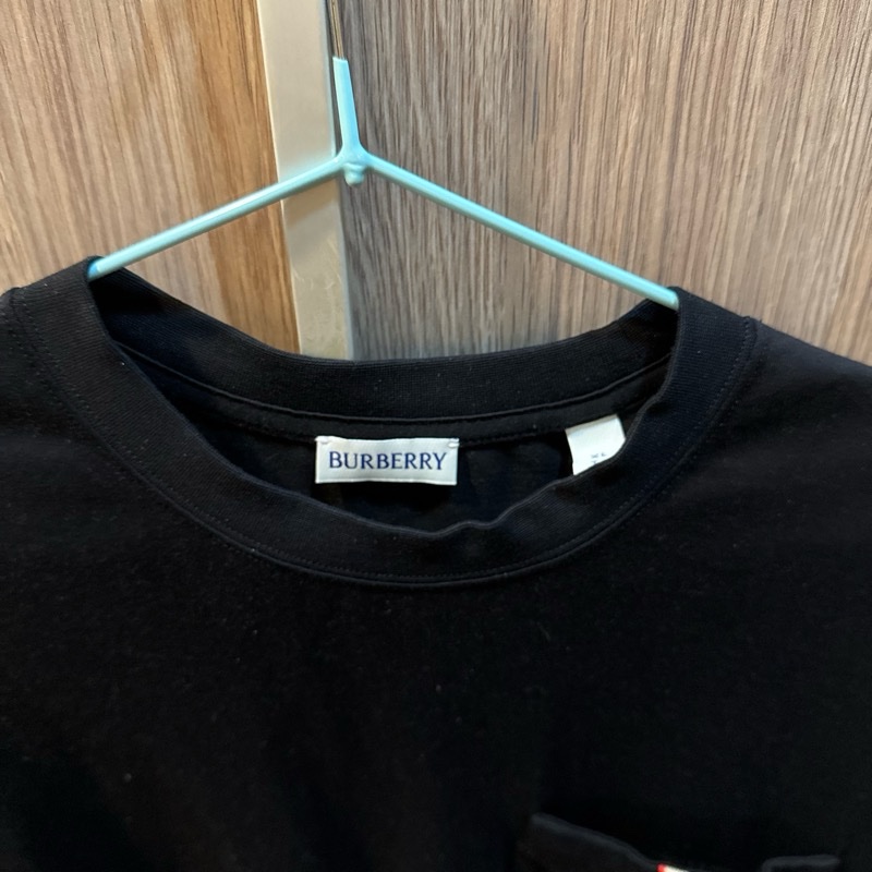 Burberry 男黑短袖xL 口袋-3