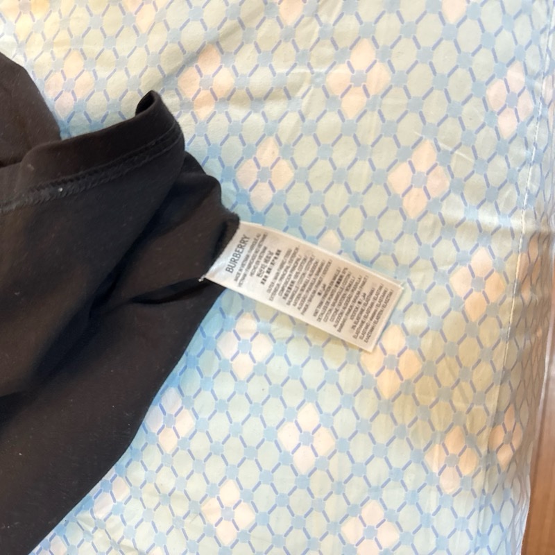 Burberry 男黑短袖xL 口袋-4