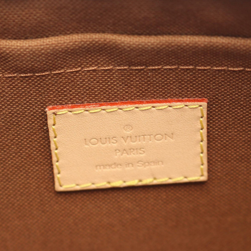 路易威登 Multi Pochette Accessoires 單肩包/手提包，塗層帆布和皮革，Monogram 圖案，女士，棕色/卡其色，M44813-3