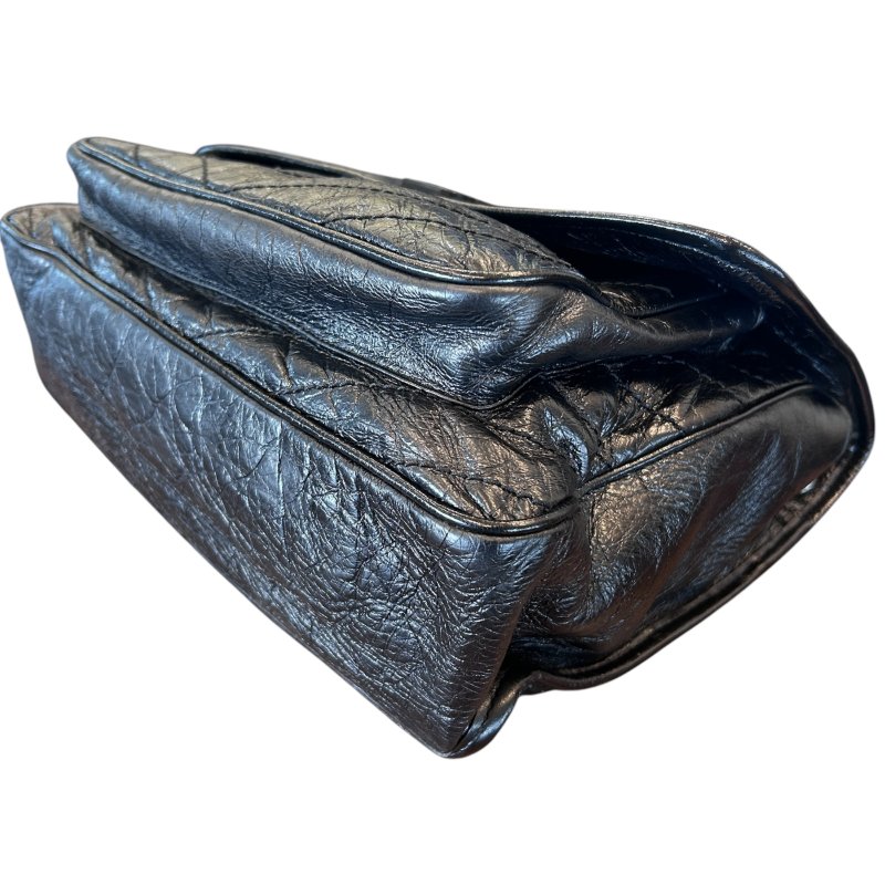 YSL黑色niki大款肩背包-3