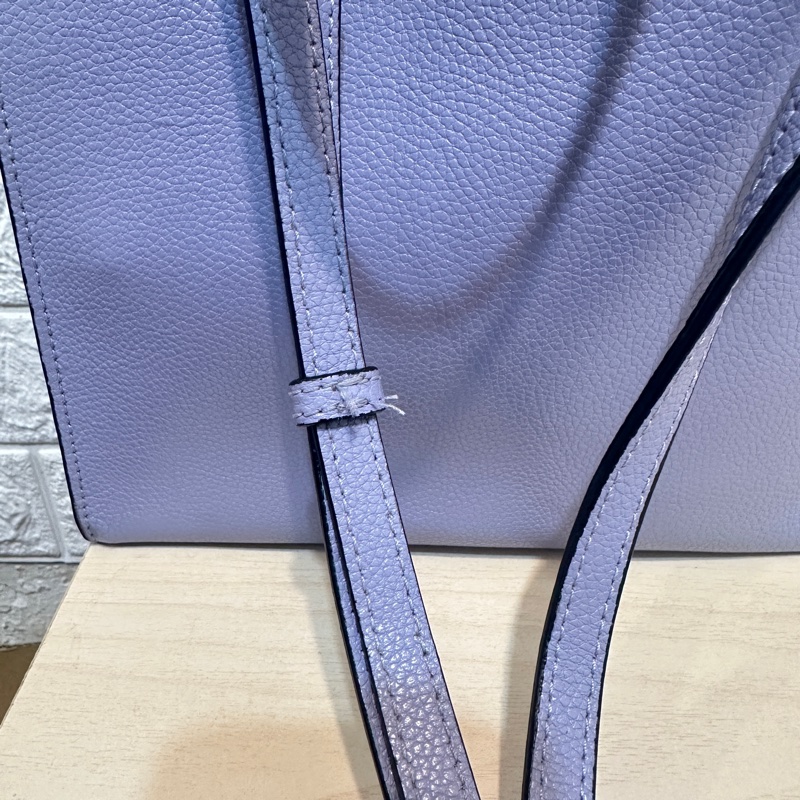 Marc Jacobs Mini Grind 荔枝紋皮革手提/斜背兩用包 (粉紫色)-15