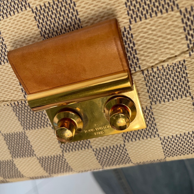 🍎優惠中🍎Louis Vuitton  馬鞍包/翻蓋包 /類Kelly凱莉包🎞LV棋盤格老花紋🎞瀟🎞手提/肩背/側背/斜背🎞正品🎞況不錯🎞🈶️原包附長背帶-19