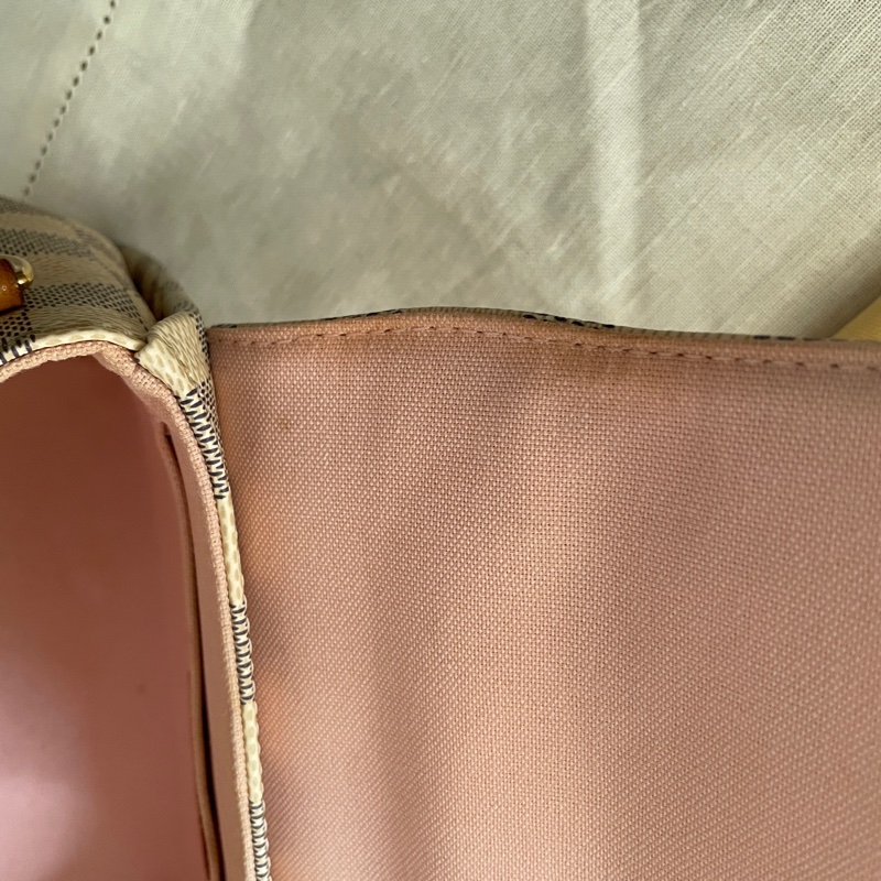 🍎優惠中🍎Louis Vuitton  馬鞍包/翻蓋包 /類Kelly凱莉包🎞LV棋盤格老花紋🎞瀟🎞手提/肩背/側背/斜背🎞正品🎞況不錯🎞🈶️原包附長背帶-44