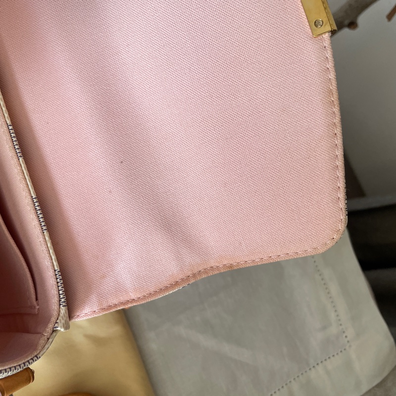 🍎優惠中🍎Louis Vuitton  馬鞍包/翻蓋包 /類Kelly凱莉包🎞LV棋盤格老花紋🎞瀟🎞手提/肩背/側背/斜背🎞正品🎞況不錯🎞🈶️原包附長背帶-66