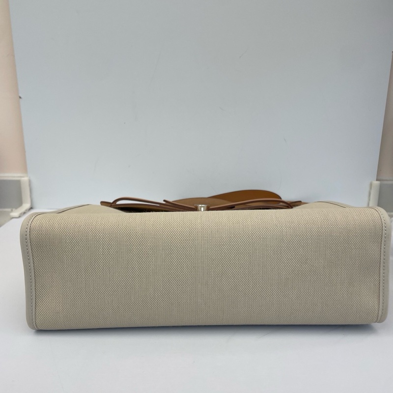 HERMES 愛馬仕Herbag31 米色拼棕蓋-3