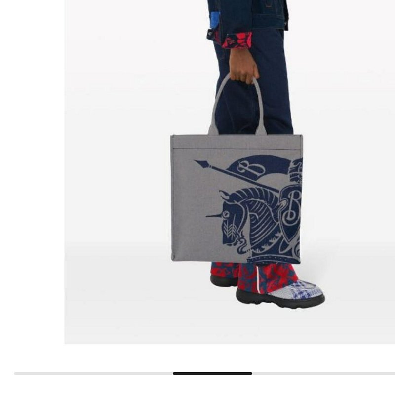 💎Han's house精品服飾💎Burberry 戰馬 騎士 編織 托特 附小手拿 包 義大利製 現貨 原價51300-1