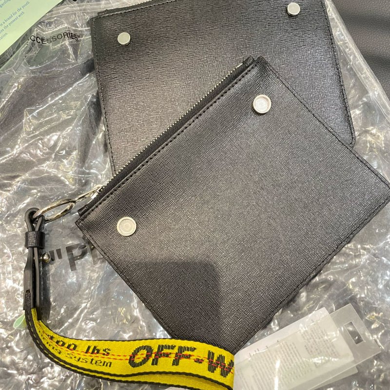 💎Han's house精品服飾💎off-White 經典 工業帶 尼龍 手拿包 兩用包-6