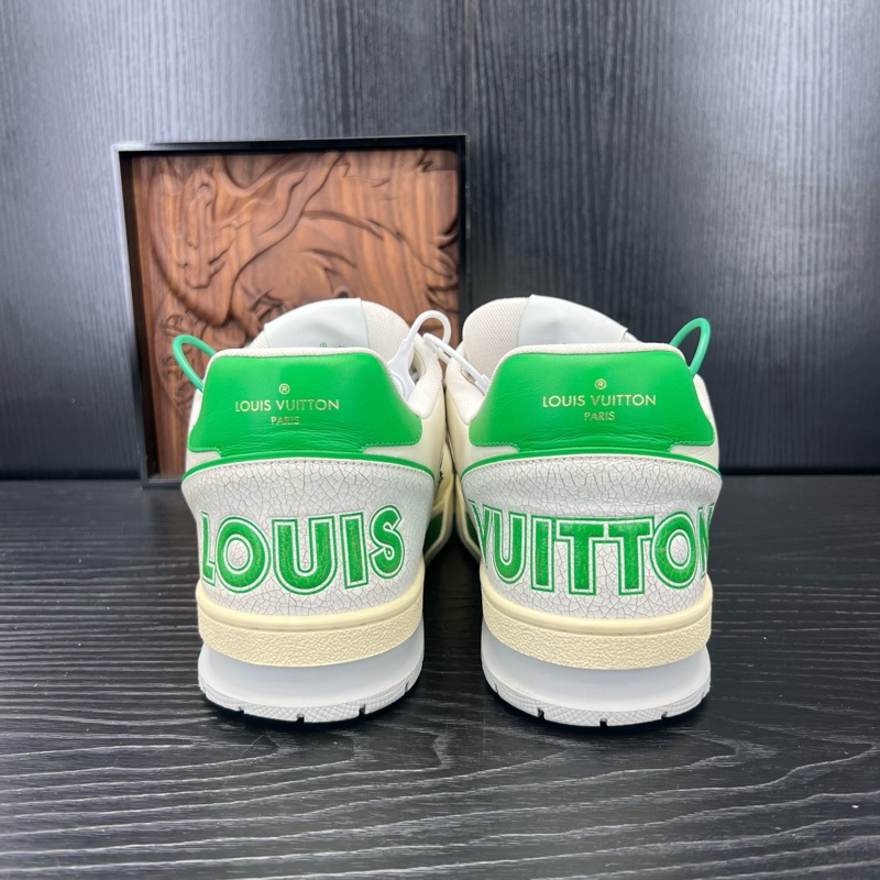 Louis Vuitton路易威登 trainer 白綠魔術貼 42.5碼-2
