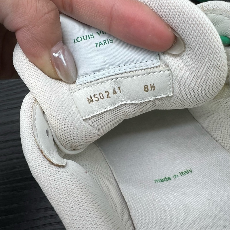Louis Vuitton路易威登 trainer 白綠魔術貼 42.5碼-7