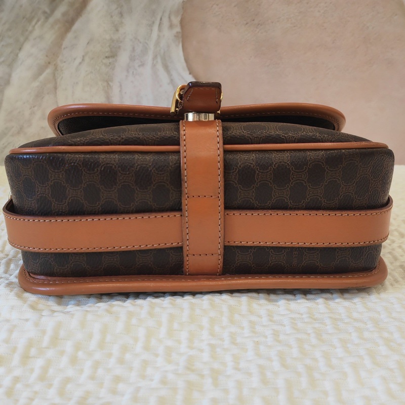 賽琳/Celine 中古郵差包 編碼款 底長22cm 無附件-4