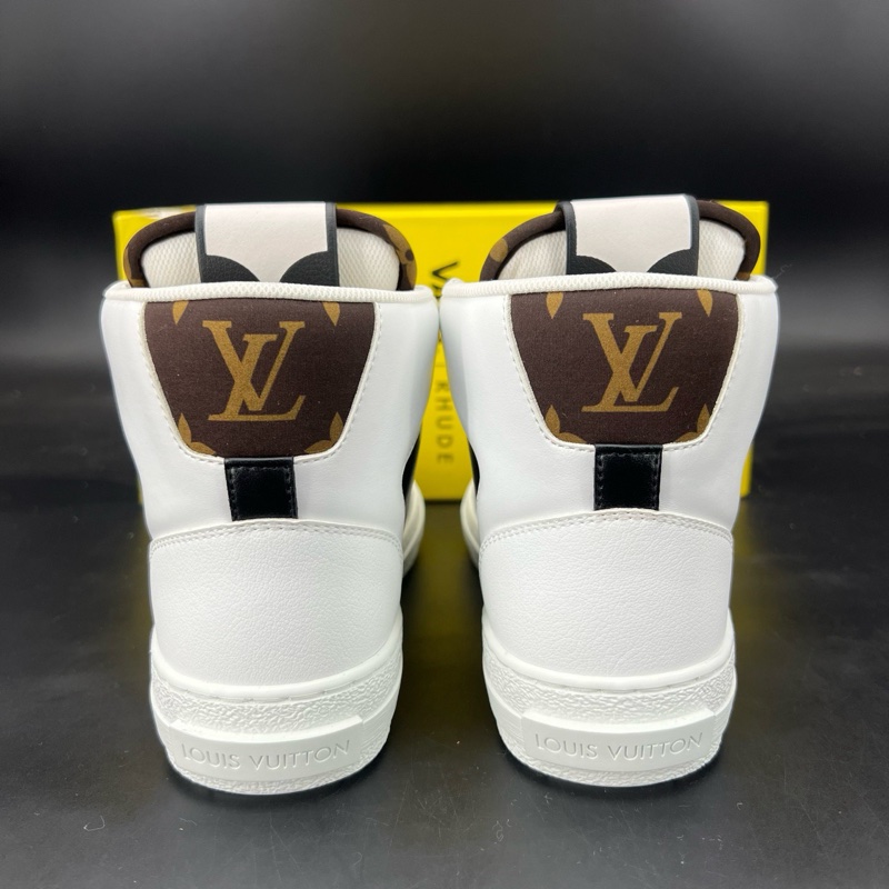 閑置新未使用Louis Vuitton路易威登 白灰 高帮 37 碼-2