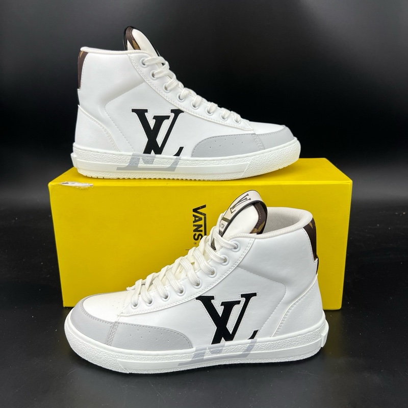 閑置新未使用Louis Vuitton路易威登 白灰 高帮 37 碼-6