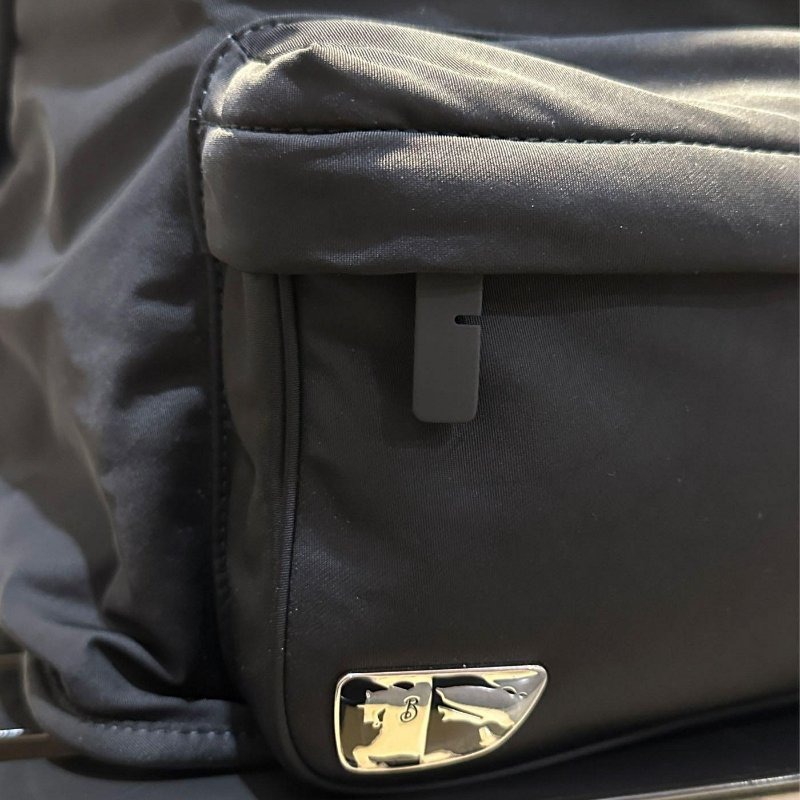 💎Han's house精品服飾💎 BURBERRY 巴寶莉 防水 尼龍 格紋 後背包 黑 現貨 原價46500-7