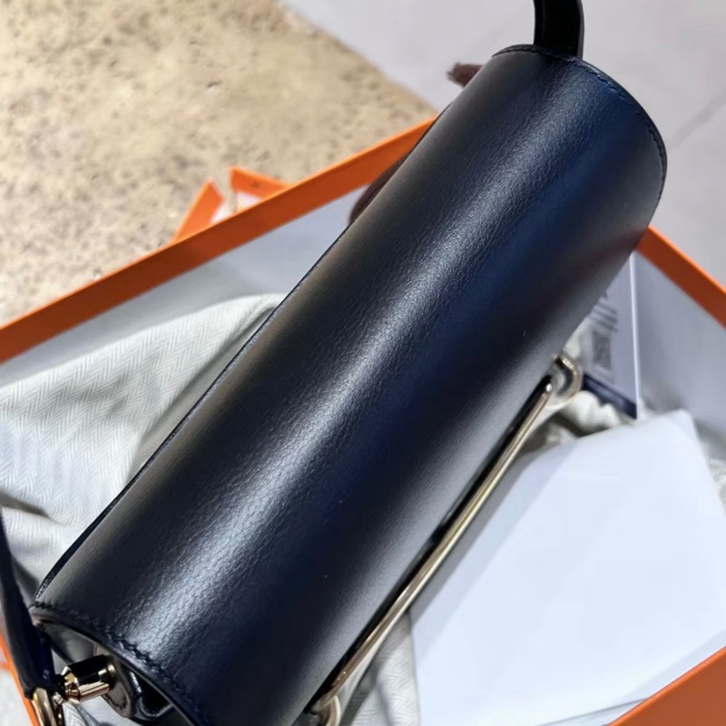 有購訍✨hermes roulis19 豬鼻子 89黑色 金扣/黑金 evercolor皮 D刻 99新-4