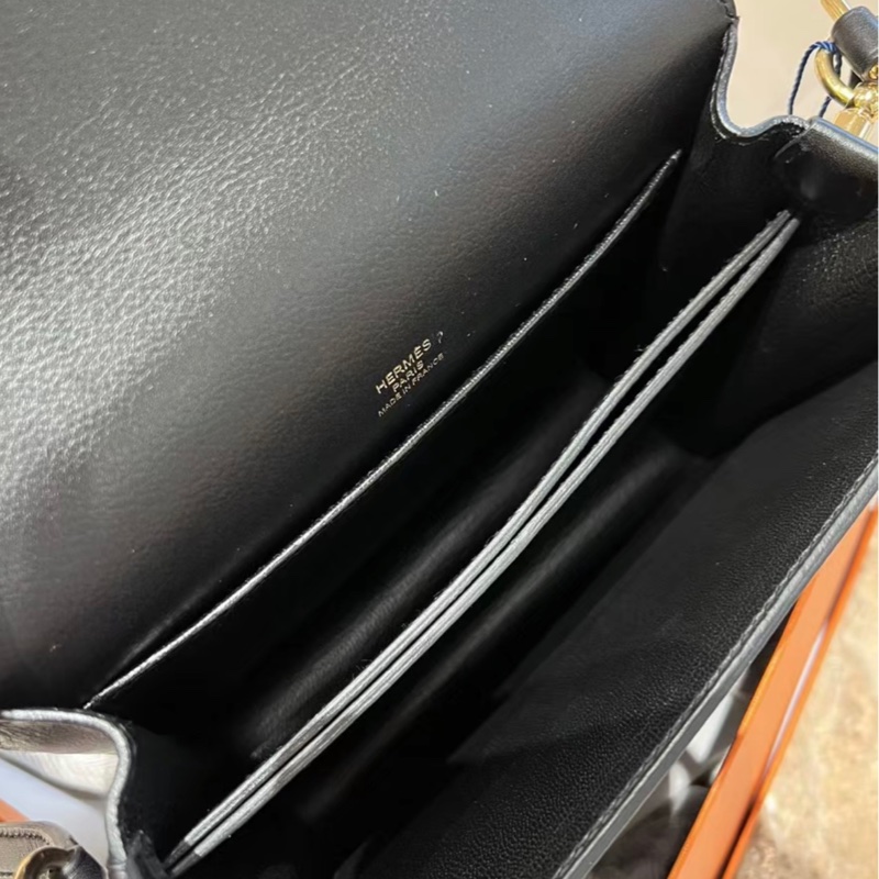 有購訍✨hermes roulis19 豬鼻子 89黑色 金扣/黑金 evercolor皮 D刻 99新-7