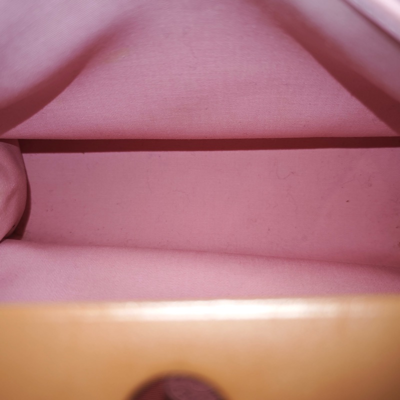 Hermes 愛馬仕 Herbag 粉色帆布拼皮銀扣子母包手提包單肩包-7