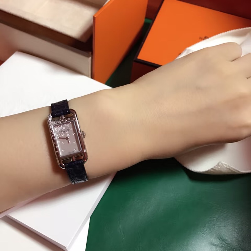 Hermes爱马仕 Nantucket满天星钻石表-4