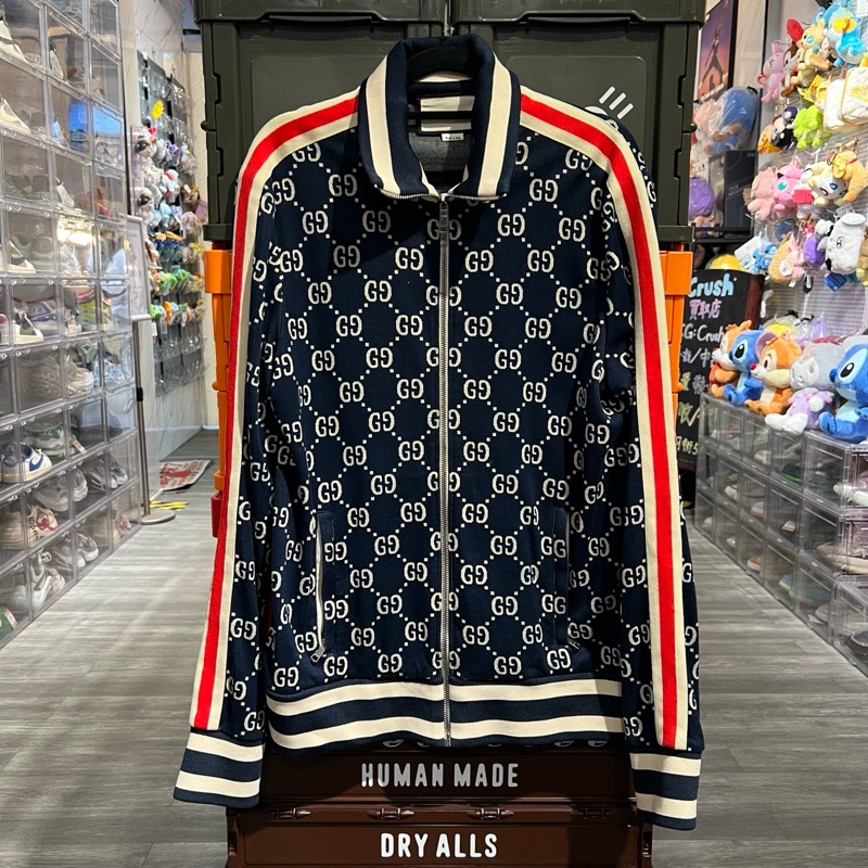 Gucci 紅藍滿印 外套L碼-0