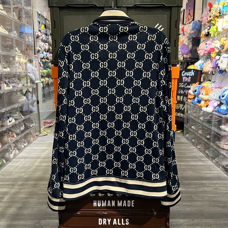 Gucci 紅藍滿印 外套L碼-1