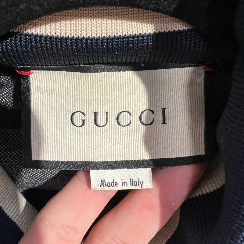 Gucci 紅藍滿印 外套L碼-2