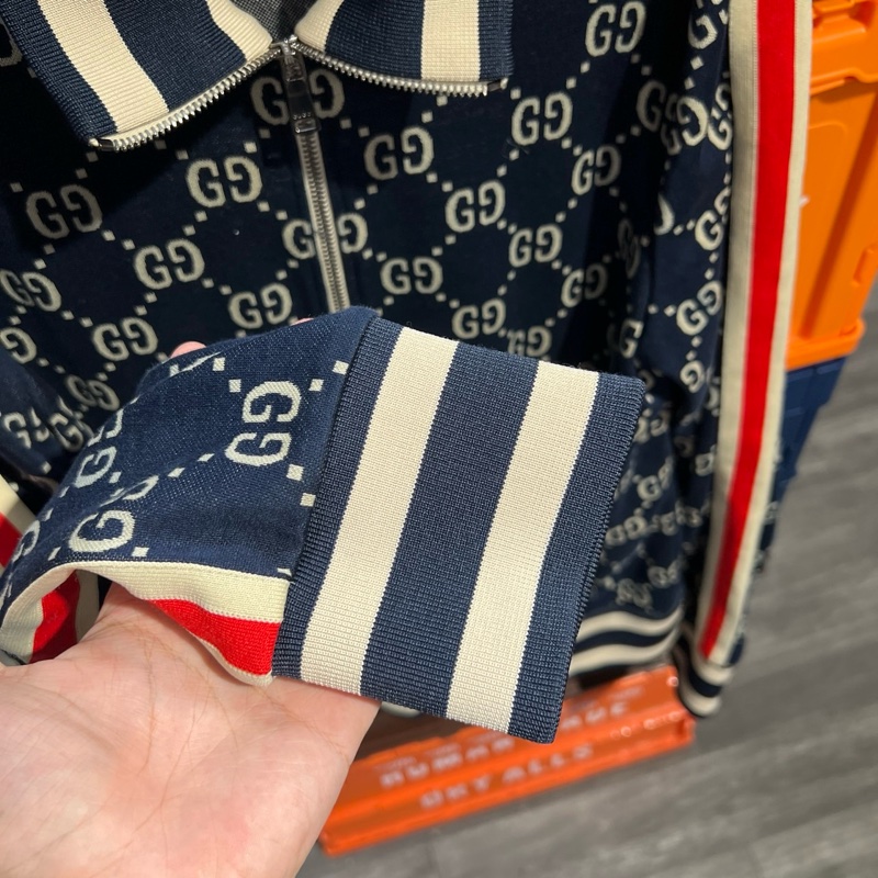 Gucci 紅藍滿印 外套L碼-3