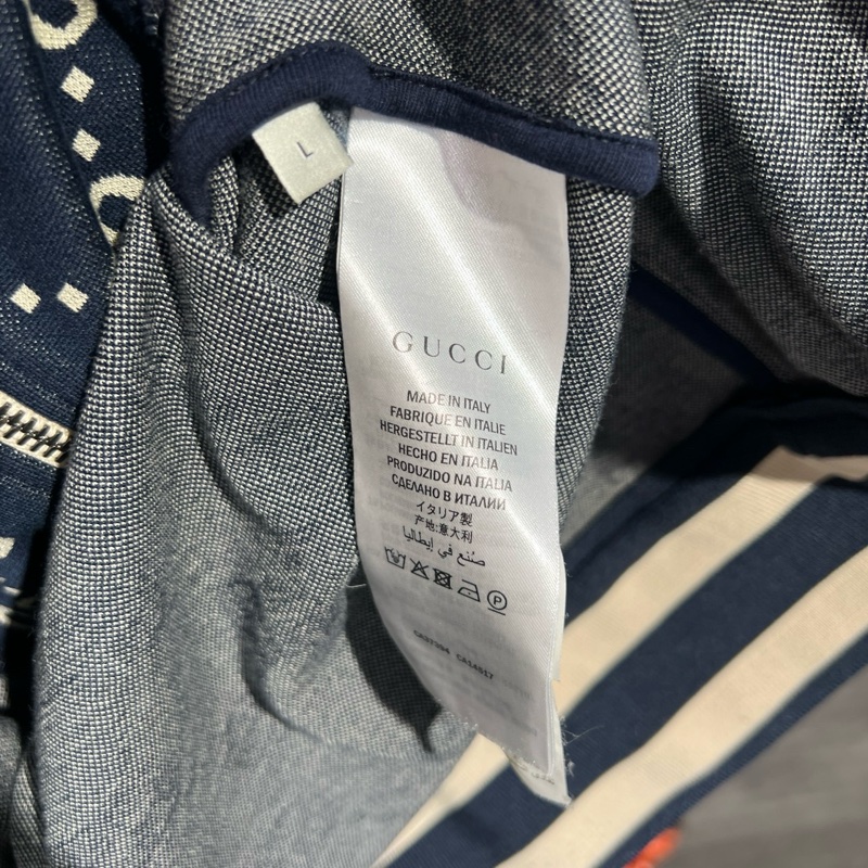 Gucci 紅藍滿印 外套L碼-4