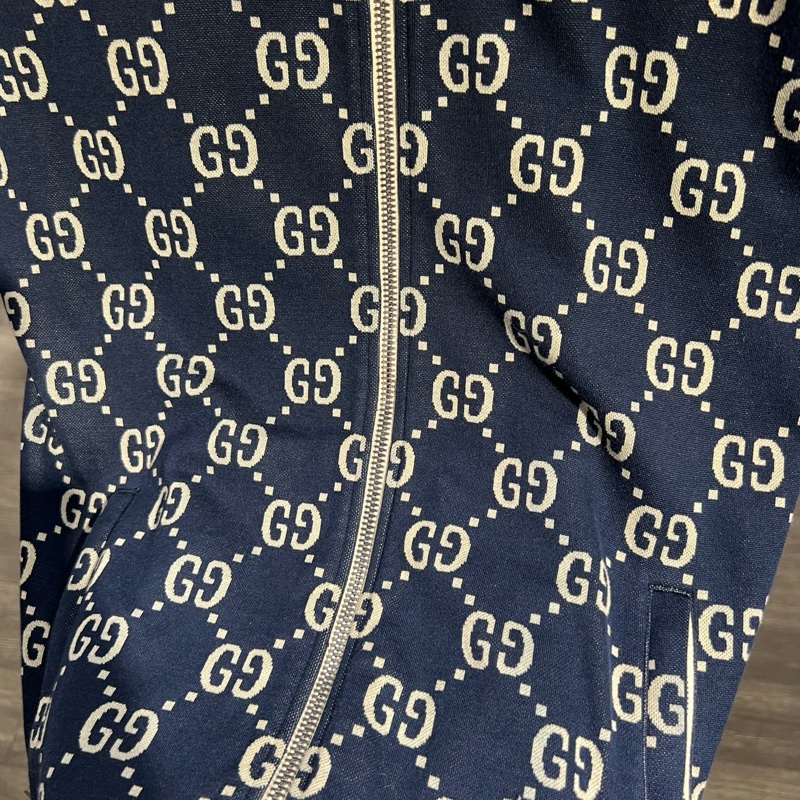 Gucci 紅藍滿印 外套L碼-6