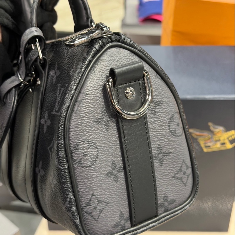 近全新🌟Louis Vuitton LV Keepall 25 黑老花-4
