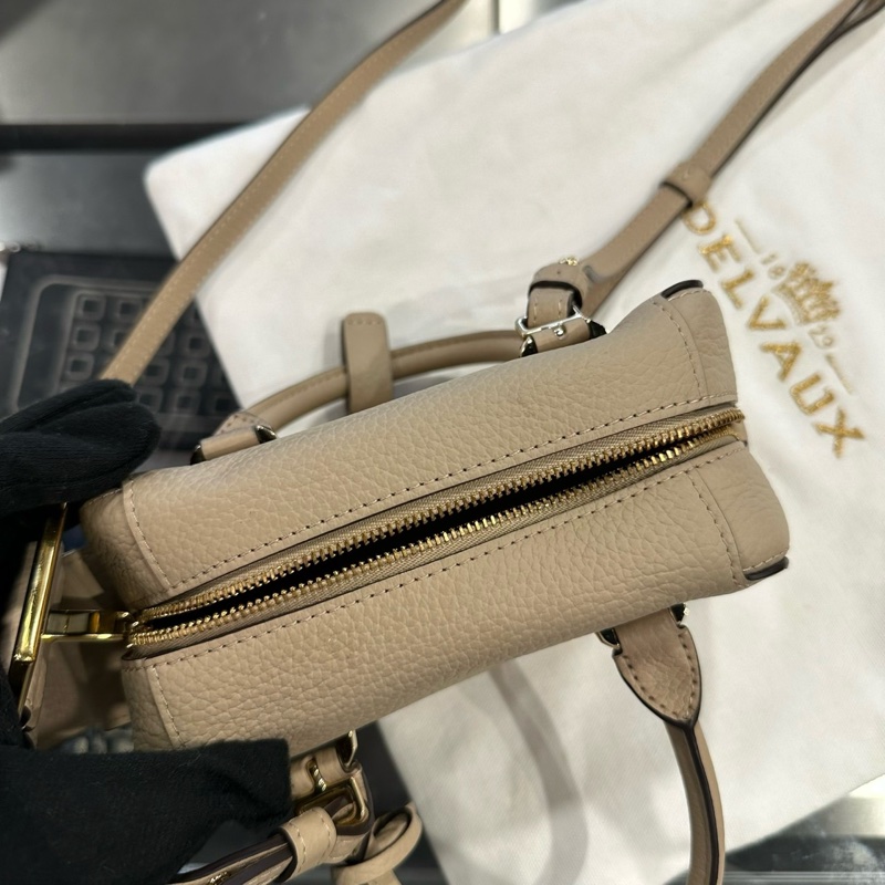 Delvaux Cool Box Nano 手袋 象牙色-6