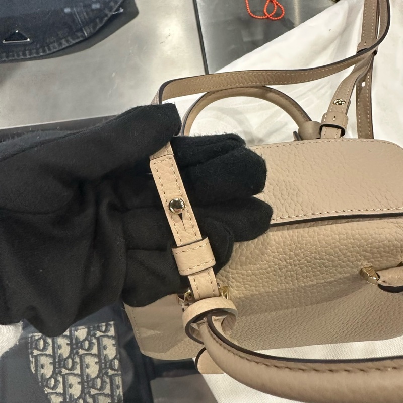 Delvaux Cool Box Nano 手袋 象牙色-7