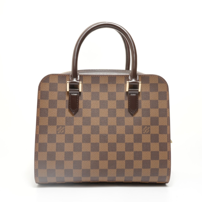 路易威登 LOUIS VUITTON 1998 Damier Triana 手提包,棕色-1