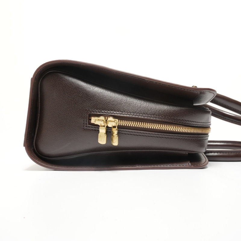 路易威登 LOUIS VUITTON 1998 Damier Triana 手提包,棕色-3