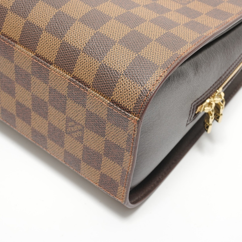 路易威登 LOUIS VUITTON 1998 Damier Triana 手提包,棕色-5