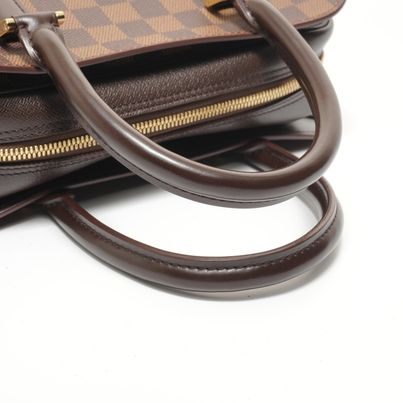 路易威登 LOUIS VUITTON 1998 Damier Triana 手提包,棕色-11