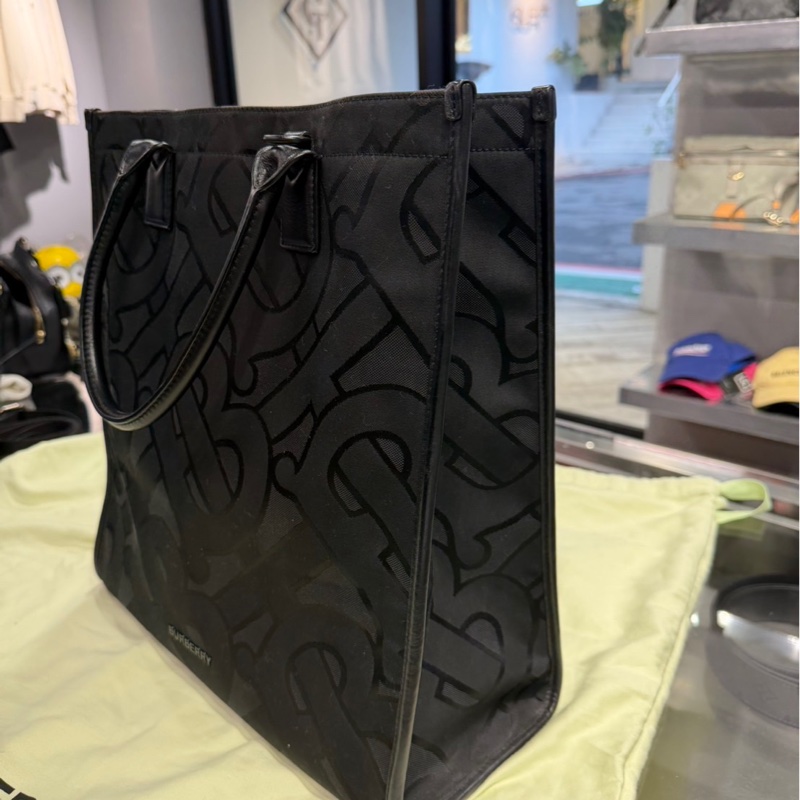 Burberry TB 滿版手提包-2