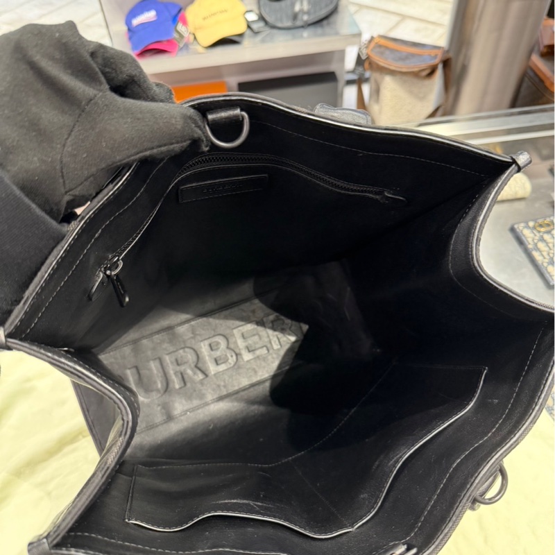 Burberry TB 滿版手提包-7