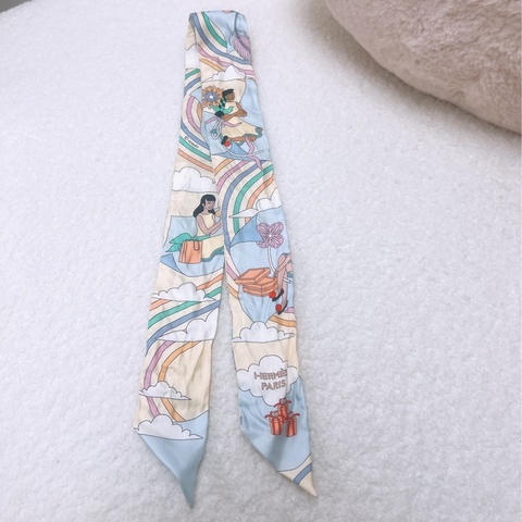 Hermes twilly 綁包包絲巾 carres volants