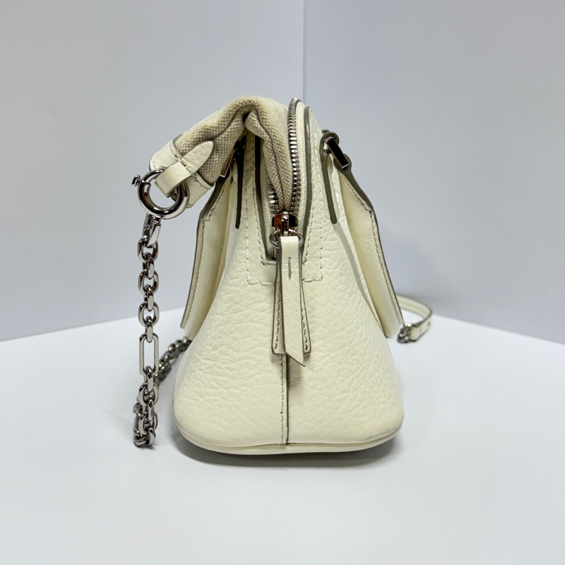【超!級!新】 MaisonMargiela 馬吉拉 5AC 經典純 白色斜背包(專櫃78,000)-11