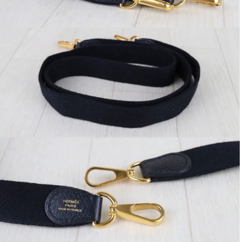 「JL精品代購」98新 Hermes 愛馬仕 黑金mini Evelyne-10