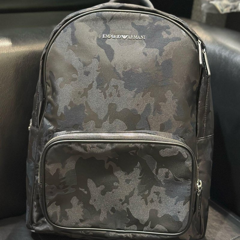 💎Han's house精品服飾💎 EMPORIO ARMANI EA 尼龍 防水 迷彩 後背包-0