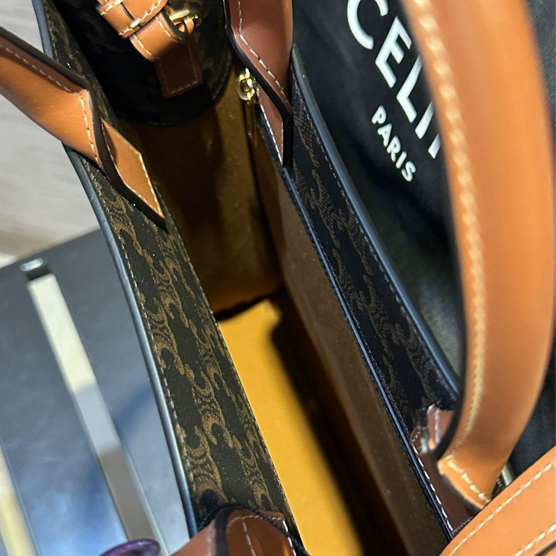 💎Han's house精品服飾💎CELINE tote 老花 全皮 手提包托特包 義大利製 28.5X33X8 現貨 原價63000-1