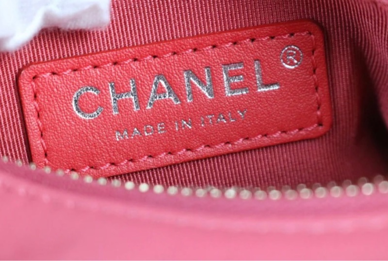 「JL精品代購」98新 Chanel 香奈兒粉色流浪包 小號-8
