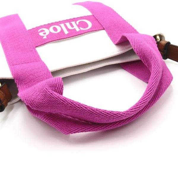 💎Han's house精品服飾💎CHLOE 粉色邊 小 托特包 有背帶 現-3