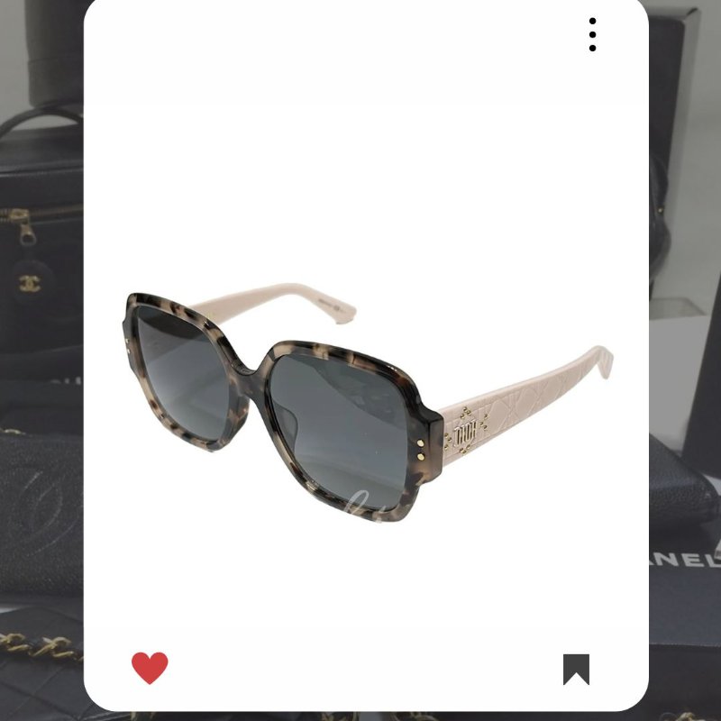 🛍️🎁 26 🔥 4月新品上架🔥💖 ✨Christian Dior 粉色X棕色 復古太陽眼鏡 鏈 Necklace Dior SUNGLASSES-4