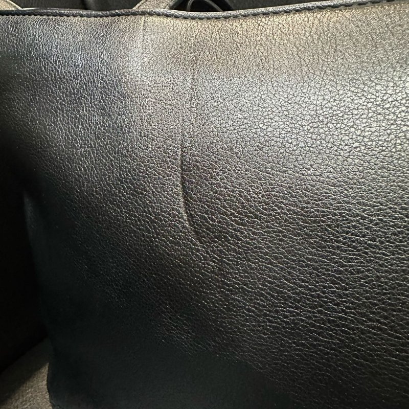 💎Han's house精品服飾💎LOVE MOSCHINO 流蘇字母印花皮革肩背托特包 九成新 有壓痕-9