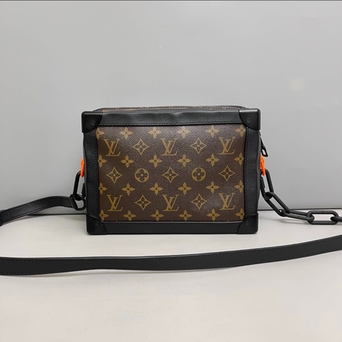 Louis Vuitton Soft Trunk (M44478) 原花拉鍊斜背方盒包