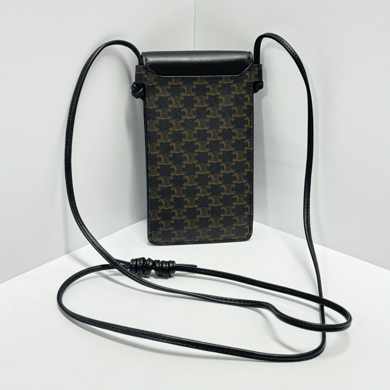 【全新品】 Celine 經典黑老花 斜背包 (專櫃45000)-4