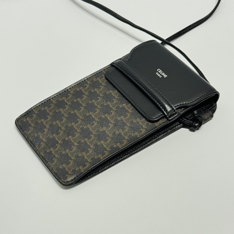 【全新品】 Celine 經典黑老花 斜背包 (專櫃45000)-5
