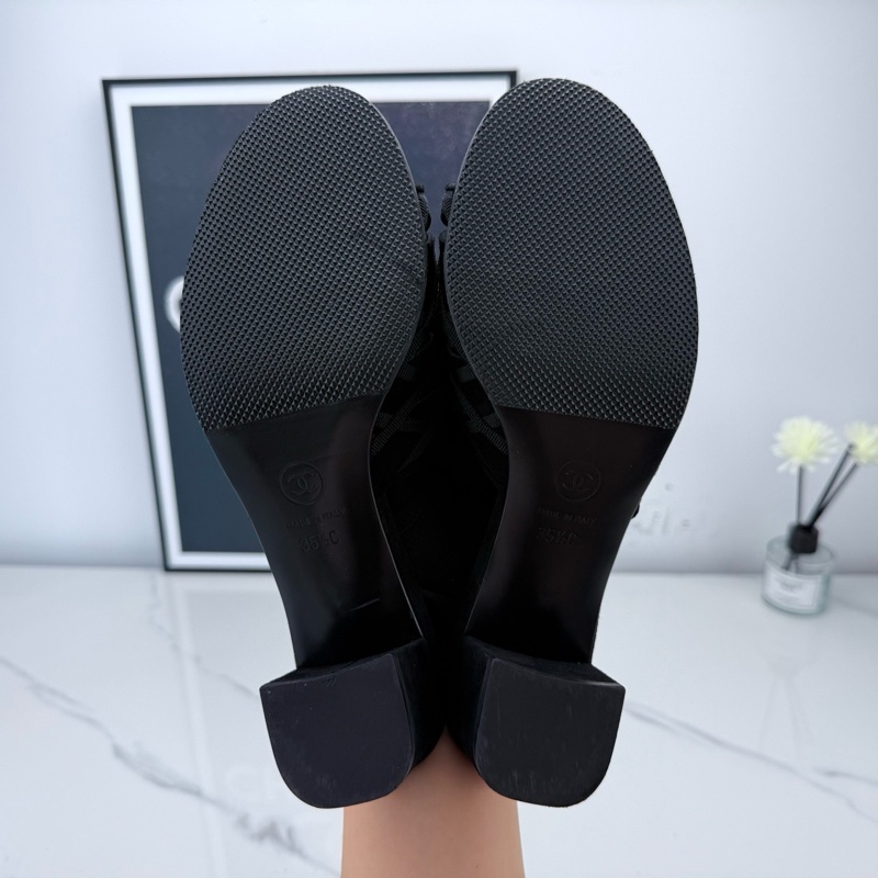 Chanel香奈兒 網紗鏤空金標拖鞋 35.5碼-7