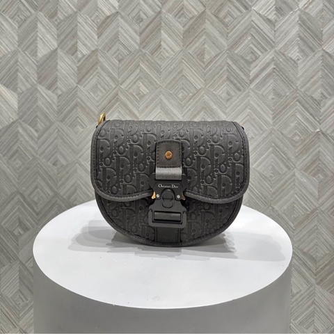 「JL精品代購」98新 Dior mini Gallop 灰